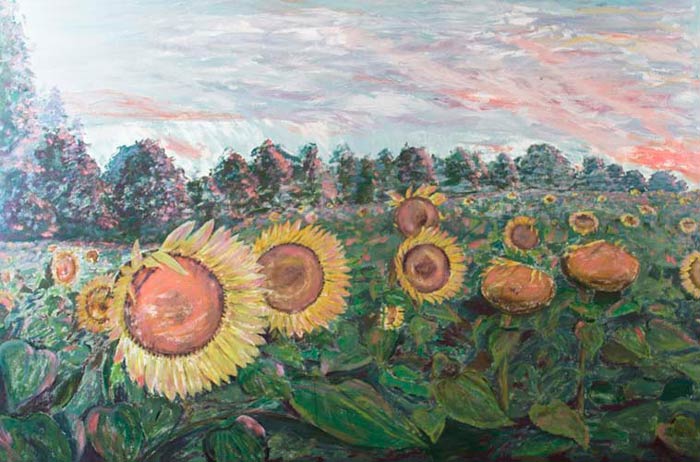 Dana Ciric - Sonnenblumenfeld auf Kuba